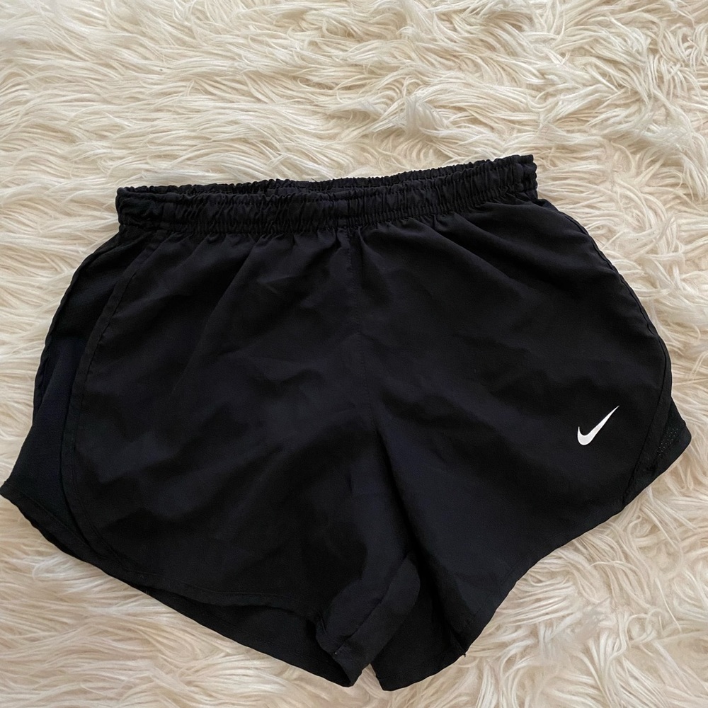 Girls black Nike shorts